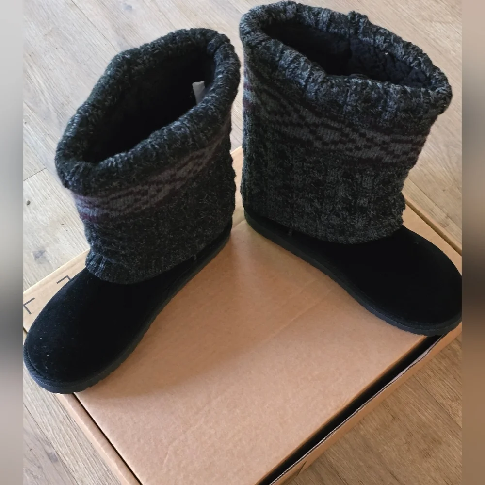 MUK LUKS WOMENS CHERYL KNIT WINTER BOOTS | Size 6 | NWOT - Picture 13 of 13